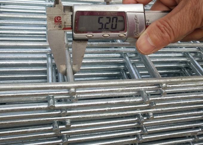 2"” alambre soldado con autógena de acero Mesh Panels Hot Dipped Galvanized de carbono X2 0