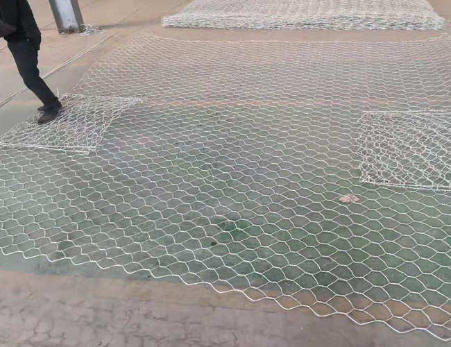 Caja galvanizada sumergida caliente del OEM 100×120m m Gabion que teje a Mesh Bunnings 1