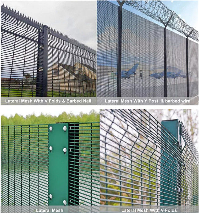 Alambre soldado con autógena seguridad anti de Mesh Fence Anti Climb High del corte 358 de la visión clara 0