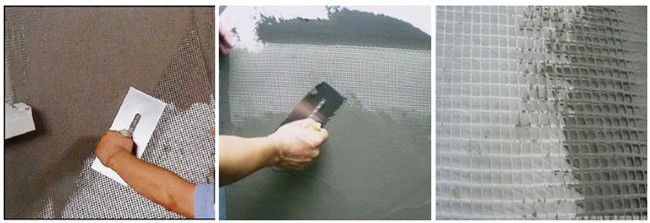 Malla impermeable de Mesh Fabric With 20x10 del alambre de la fibra de vidrio del refuerzo 1
