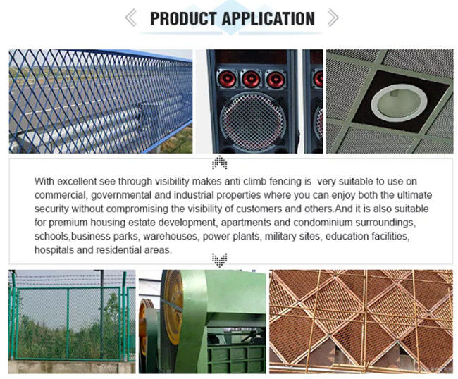 Alambre de metal ampliado tratado aplanado Mesh Sheet For Sieve Production 0