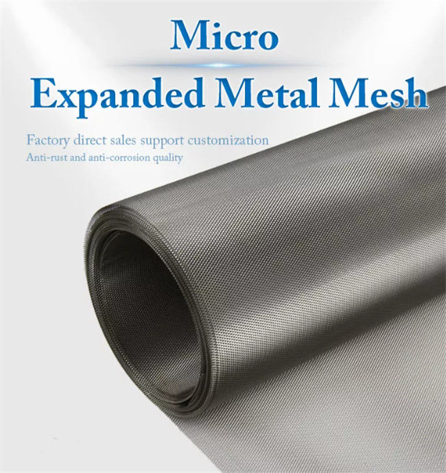 El agujero micro modificado para requisitos particulares amplió el alambre de metal Mesh For Industrial Usages 0