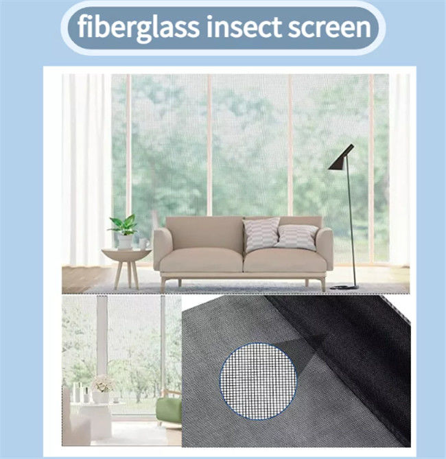 Ventana magnética invisible que defiende a Mesh Mosquito Insect Proof Fiberglass 1