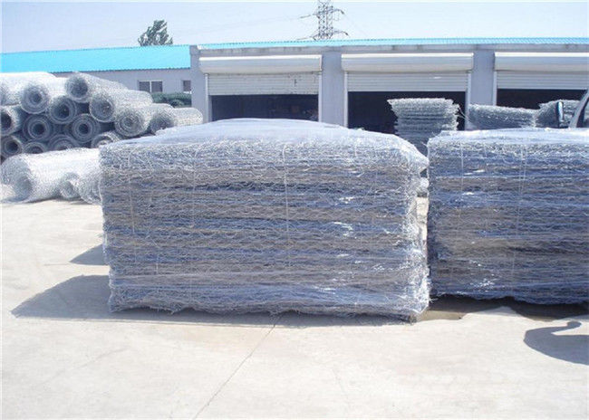 el Pvc del diámetro de alambre de 3.7m m cubrió la protección galvanizada del agua y de suelo de la caja de Gabion 0