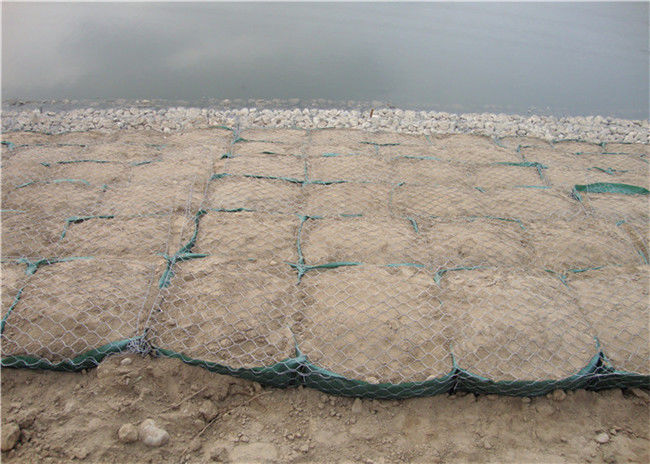 la orilla del río de los 2m del x 1m de los x 0.5m galvanizó ISO 9001 de la caja de Gabion certificada 2