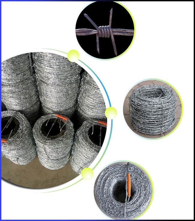 13x14 15x15 galvanizó el alambre anti del hierro del álcali del alambre de púas 0
