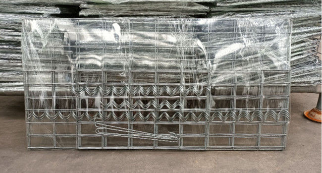 HBGB 1x2 Gabion soldado con autógena revestido plástico Mesh Baskets 5,5 Dia Heavy Duty 1