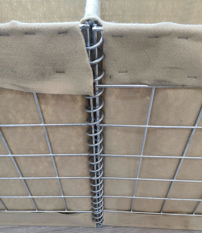 20 cestas soldadas con autógena galvanizadas los 2.21m 300g/M2 de las cestas 5m m Gabion de Gabion de las células 2