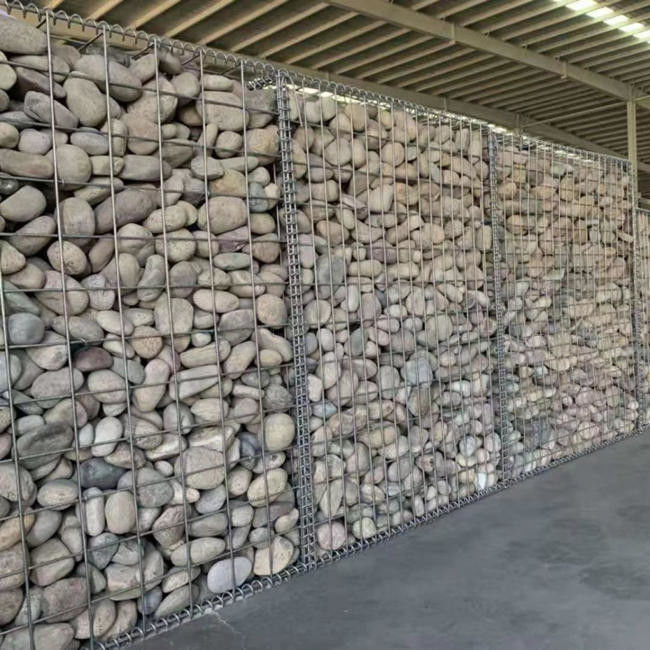 50x50m m Gabion soldado con autógena galvanizado sumergido caliente Mesh Baskets Decorative 3.8m m 1