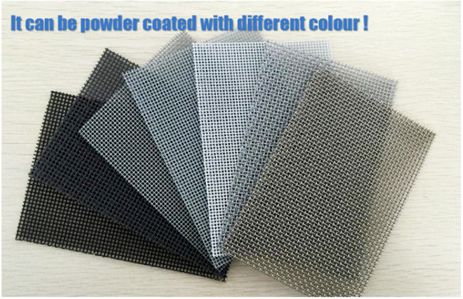 negro Mesh Screen Fabric de la malla de alambre HBGB de la pantalla de la ventana de la anchura de 18x14 los 0.6m 1