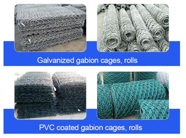 cerca de alambre de 200x100x50m m Gabion Mesh Baskets Landscape Stone Cage 1