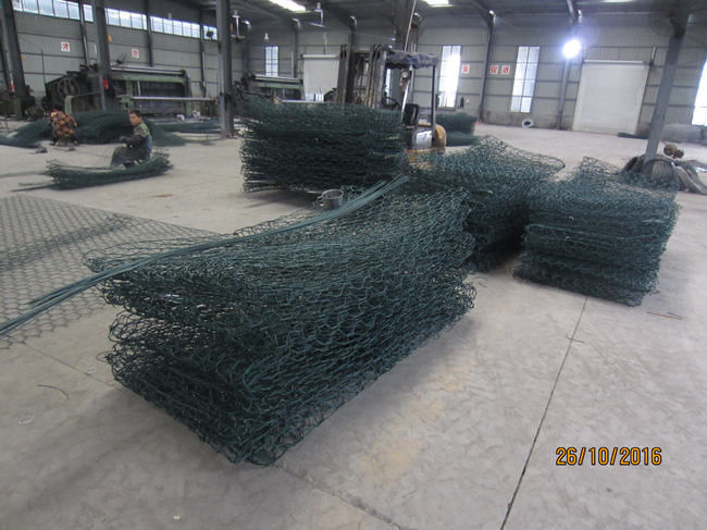 4m m Gabion cubierto Pvc  abertura de 80m m x de 100m m 2