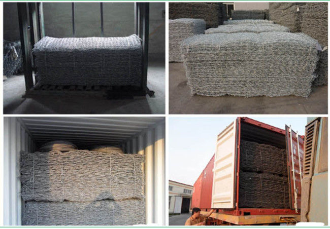 cerca de alambre de 200x100x50m m Gabion Mesh Baskets Landscape Stone Cage 2