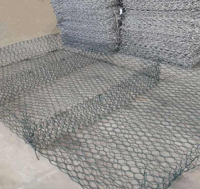 Protección torcida triple del banco de 80x100m m Gabion Mesh Baskets Rock Stone River 1