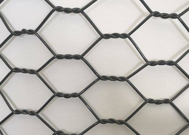 OEM hexagonal del poliéster de la tela metálica de Gabion de la torsión de 50mm* 60m m 0