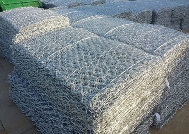 el PVC galvanizado sumergido caliente de los 2x1x0.5m cubrió el control de inundaciones del verde de la caja de Gabion 2