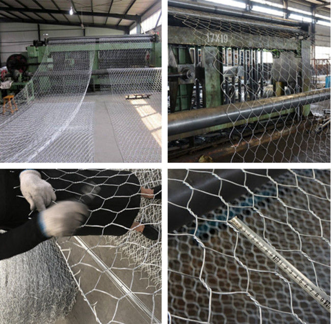 la orilla del río de los 2m del x 1m de los x 0.5m galvanizó ISO 9001 de la caja de Gabion certificada 0