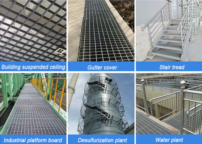 El material de construcción SS304 serró la cubierta de rejilla galvanizada del dren 2