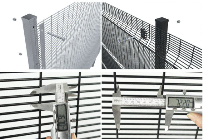 358 altura anti de púas de Mesh Fencing 1.8m del alambre de la subida del ISO 9001 1