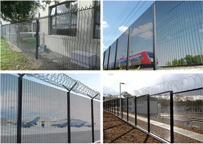 358 altura anti de púas de Mesh Fencing 1.8m del alambre de la subida del ISO 9001 2