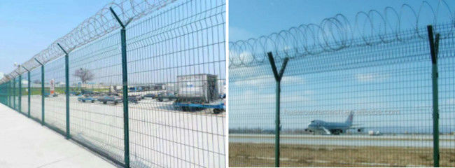 5m m resistentes a la corrosión ninguna valla de seguridad For Airport de la subida 0