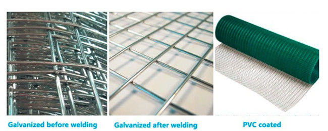 Alambre galvanizado Mesh Sheets Panels de la plata los 2×2in 2×4 BWG 13 2.11m m de alta resistencia 0