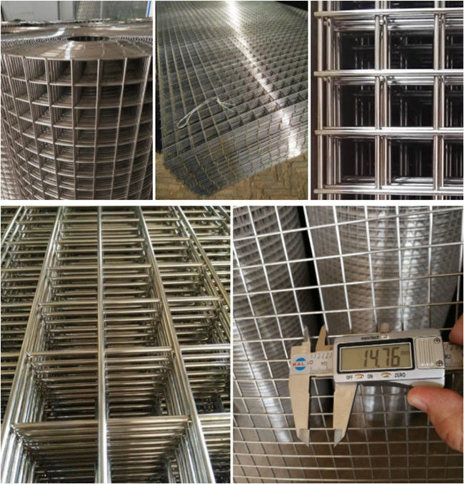 los 2.54cm 304 316 alambre soldado con autógena de acero inoxidable Mesh Panels For Rabbit Cage 0