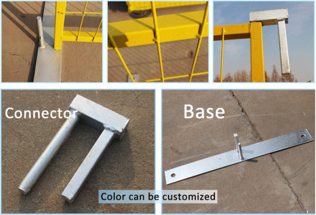 cerca prefabricada Panels Safety de la construcción de los temporeros de las casas del amontonamiento del 10ft 0