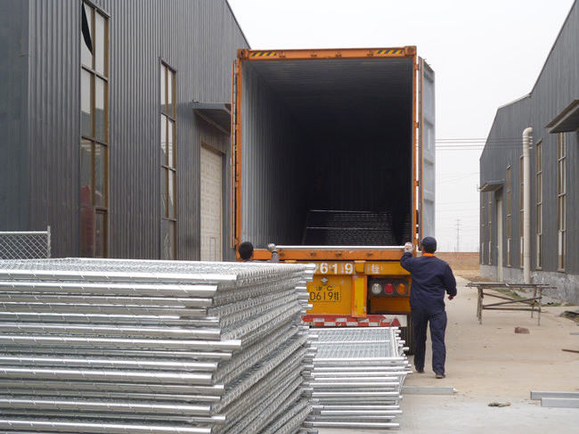 Cerca temporal galvanizada sumergida caliente Panel de la construcción de la alambrada el 14ft 50×50m m 2