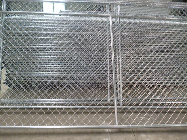 Cerca temporal galvanizada sumergida caliente Panel de la construcción de la alambrada el 14ft 50×50m m 0