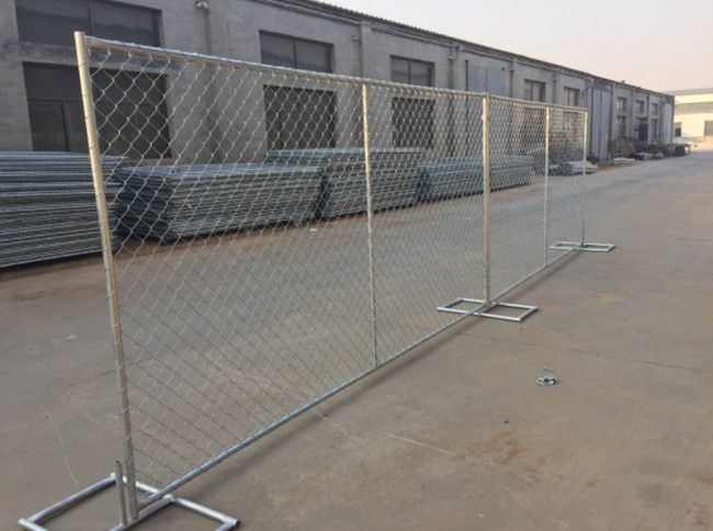 Cerca galvanizada Panels Chain Link de la construcción metálica 75x75m m los 6x12ft 0