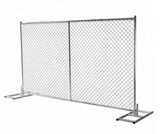11 la cerca portátil Panels Hot Dipped de la alambrada del indicador 6x8 galvanizó 0