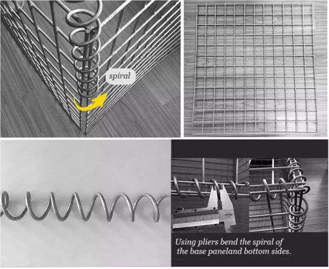 El artículo 4.5m m Gabion soldó con autógena el alambre Mesh Hot Dipped Galvanized Iron 0