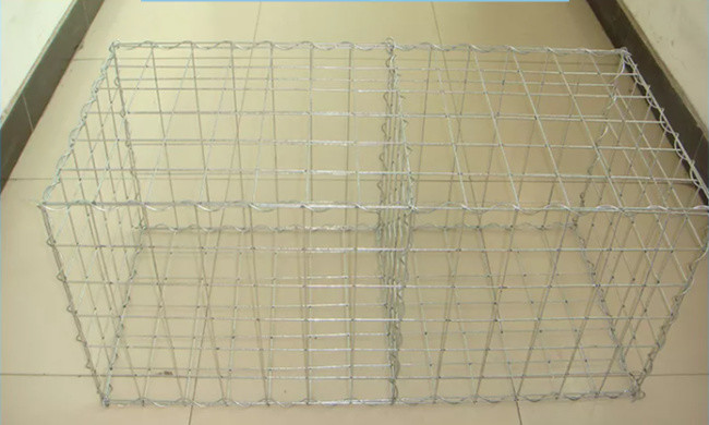 La pared de piedra de las jaulas soldó con autógena el agujero del indicador de alambre de Mesh Gabion 4m m 5x5 cm 0