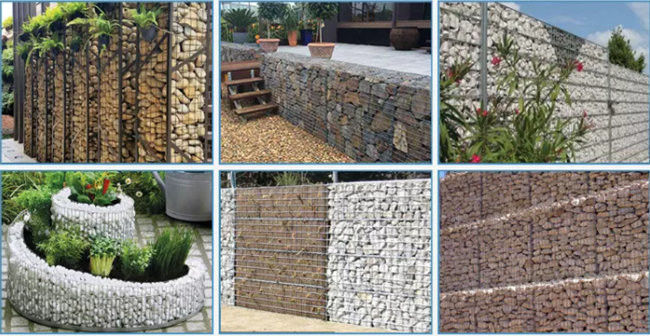 100 x 80 los x caja galvanizada 30cm de Gabion soldaron con autógena la cerca de piedra reforzada 3
