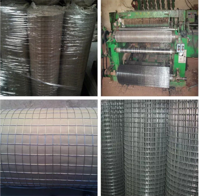 1/4 pulgada soldó con autógena el paño del hardware de los paneles de la jaula de pájaros del alambre galvanizado 1