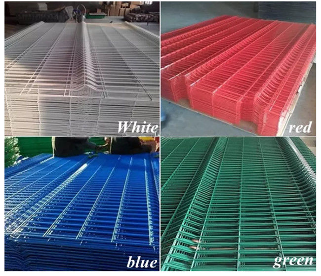 el doblez soldado con autógena 4m m de Mesh Panels Home Decorative Metal 3d del alambre curvó 1