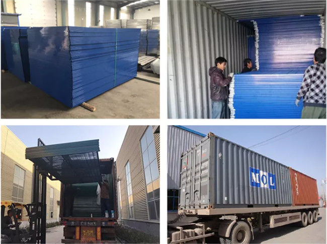 cerca prefabricada Panels Safety de la construcción de los temporeros de las casas del amontonamiento del 10ft 2